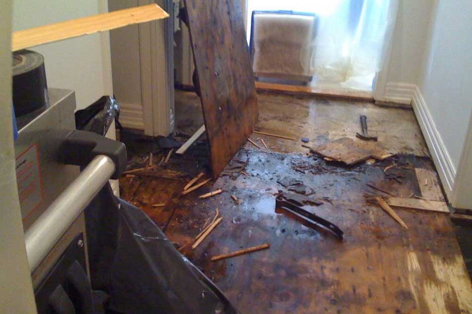 Flood restoration - flood damage - Property Care 